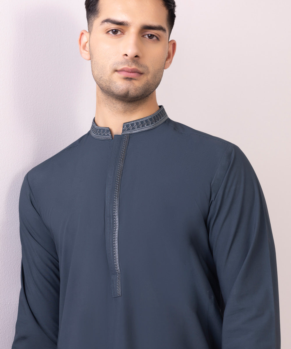 Embroidered Wash & Wear Kurta