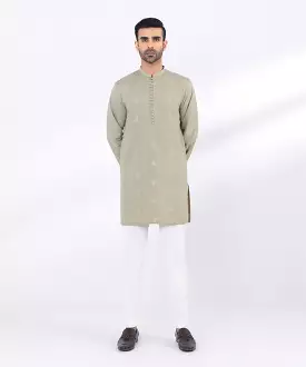 Embroidered Wash & Wear Kurta