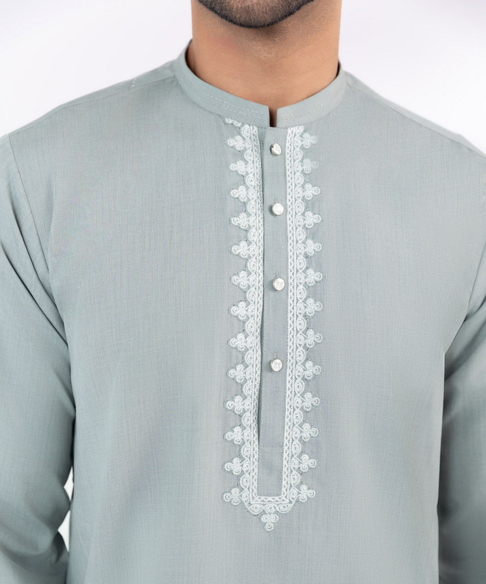 Embroidered Wash & Wear Kurta