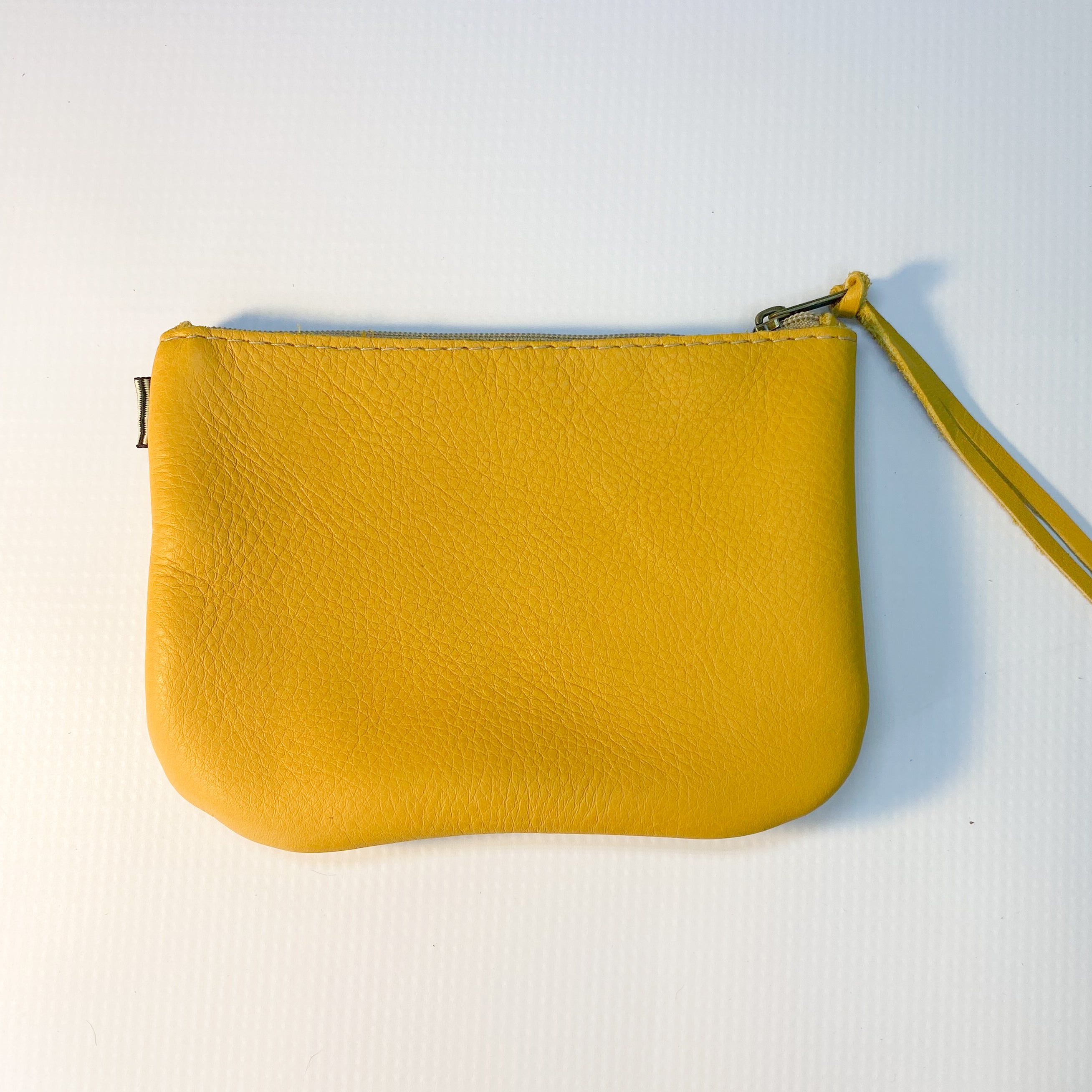 Gia leather yellow purse