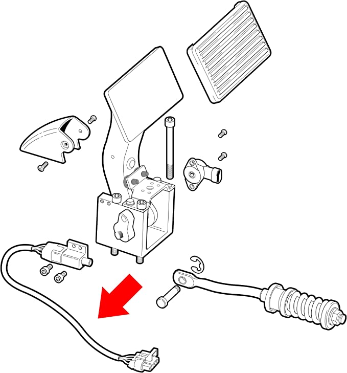 Golf Cart Accelerator and Brake Pedal Switch Fits EZGO RXV Gas Electric - 10L0L