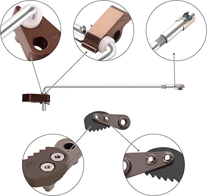 Golf Cart Parking Brake Latch Kit Fits Club Car DS Carryall 1995-UP - 10L0L