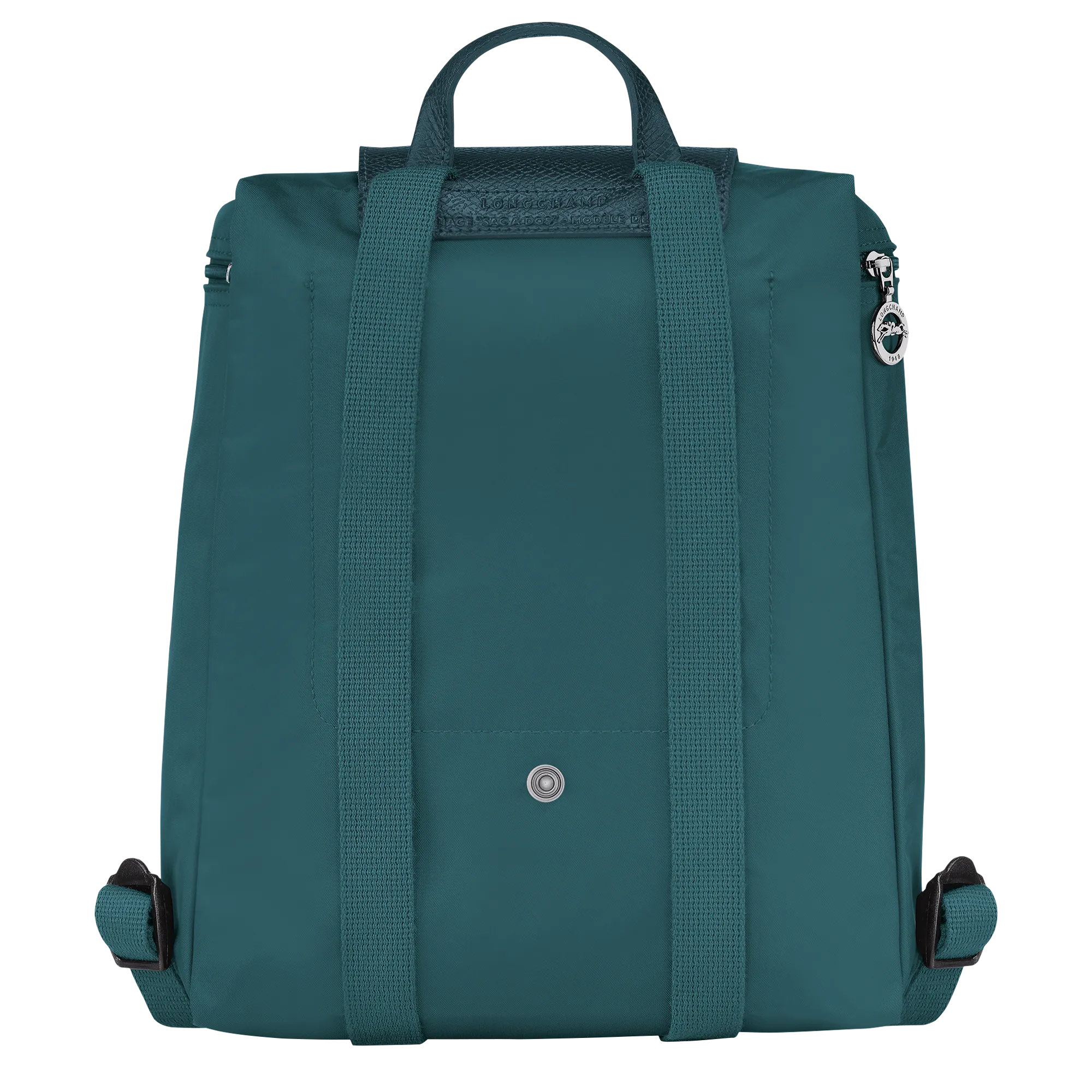 Le Pliage Green M Backpack Peacock - Recycled canvas