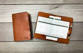 Leather Golf  Scorecard Holder