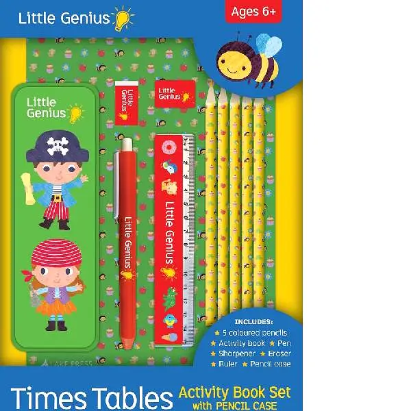 Little Genius Times Tables Activity Book & Set