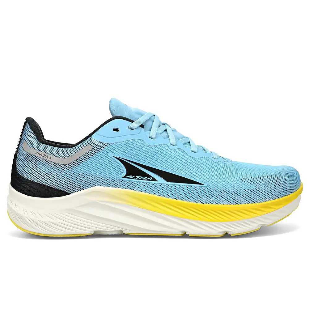 Men's Altra Rivera 3, Blue/Yellow, 11 D Medium