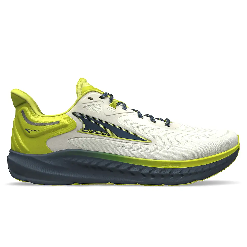 Men's Altra Torin 7, Lime/Blue, 8 D Medium