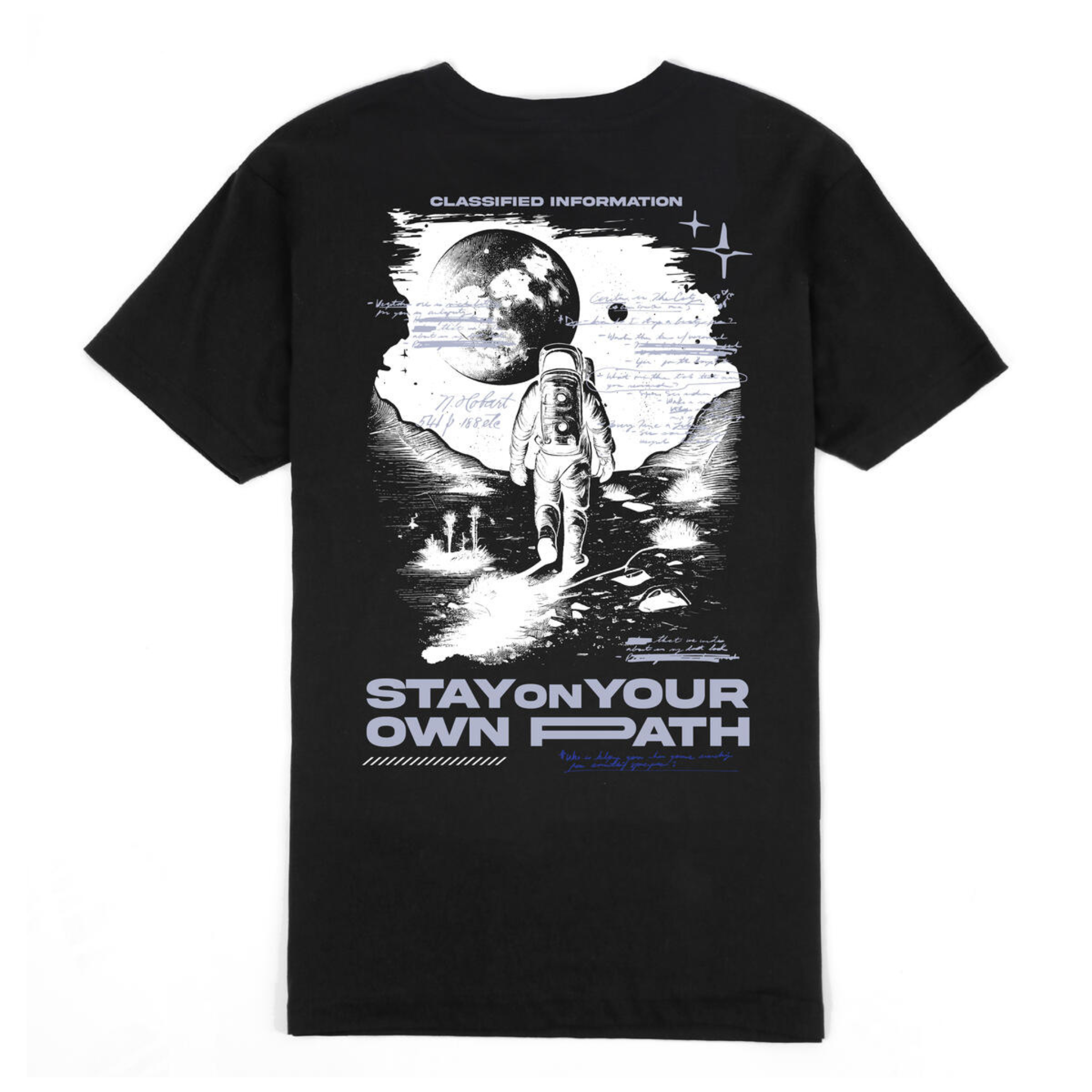 Mens Outrank Stay On Your Own Path T-Shirt (Black)