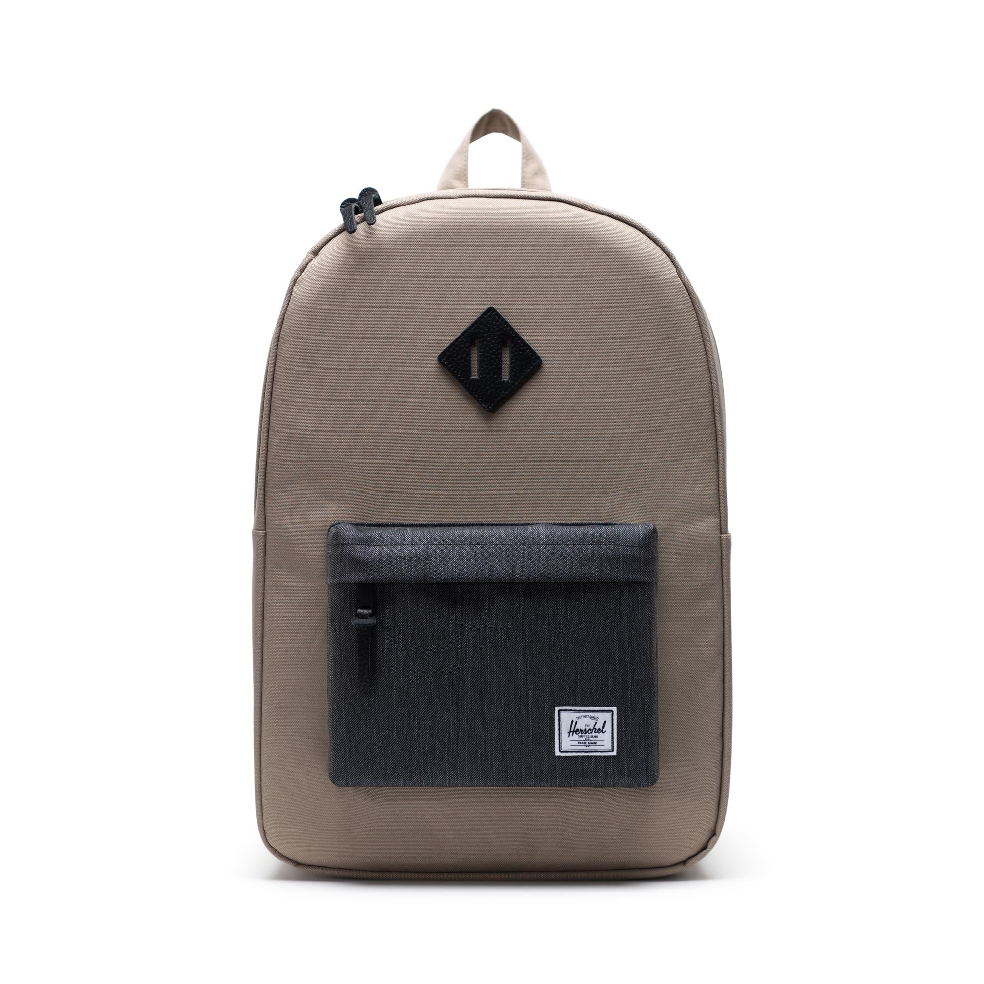 Mochila Herschel Heritage Timberwolf/Black Denim