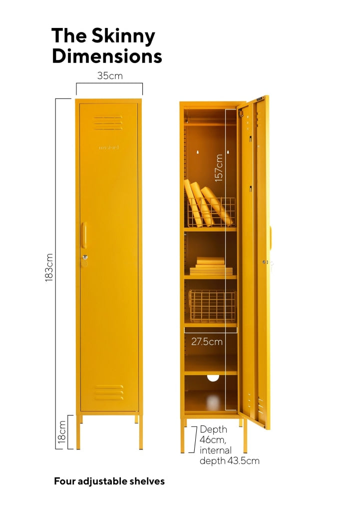 Mustard Made - The Skinny Locker In Mustard