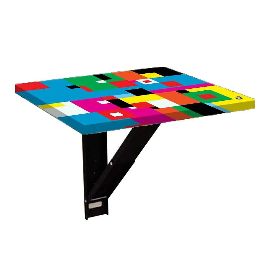 Nutcase Wall Mounted Bedside Table Air Tables-Colorful Pattern