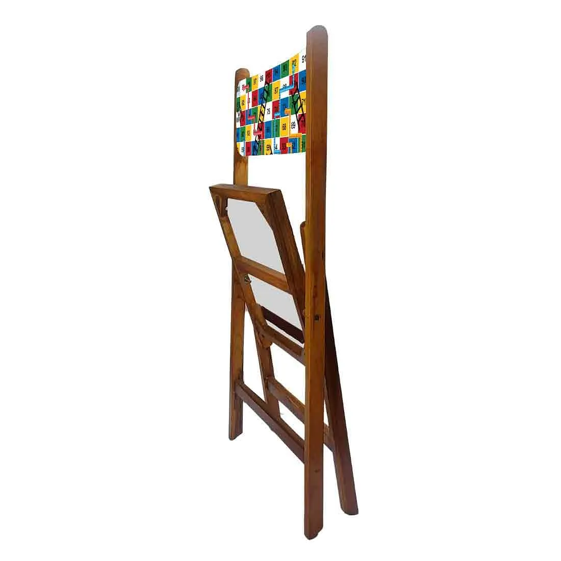 Nutcase Wooden Chairs With Cushion Seat For Balcony  -  Snake & Ladder