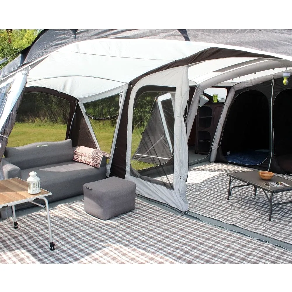 Outdoor Revolution Ozone 8.0 Safari Lodge Six (+6) Berth Family Air Tent with Two Side Annexes ORFT3020 + Free Footprint (2024)