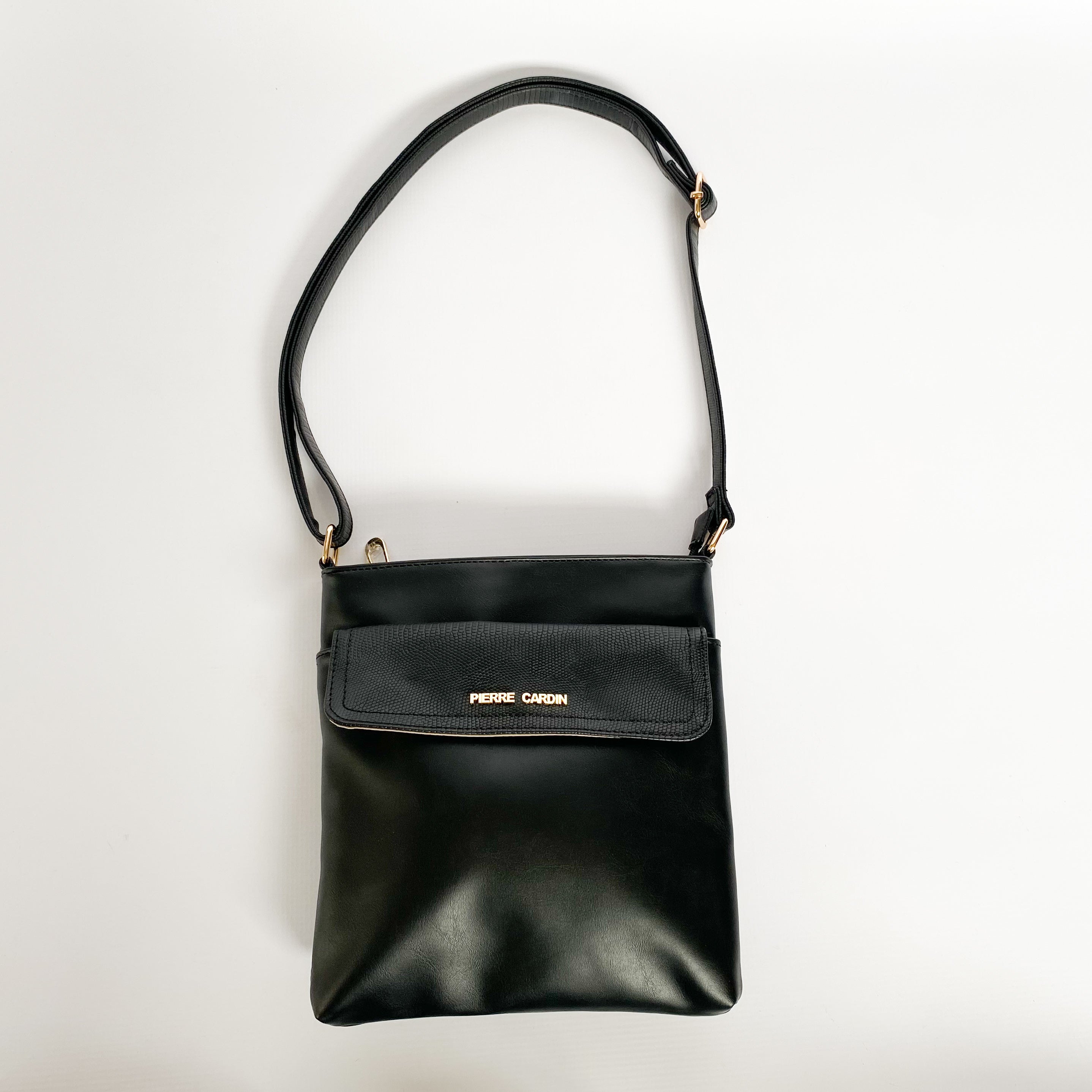 Pierre Cardin black londi crossbody