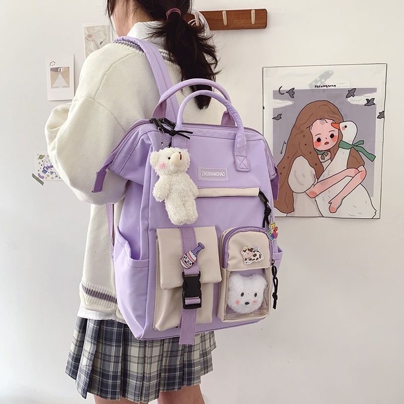 Preppy Candy Colors Backpack