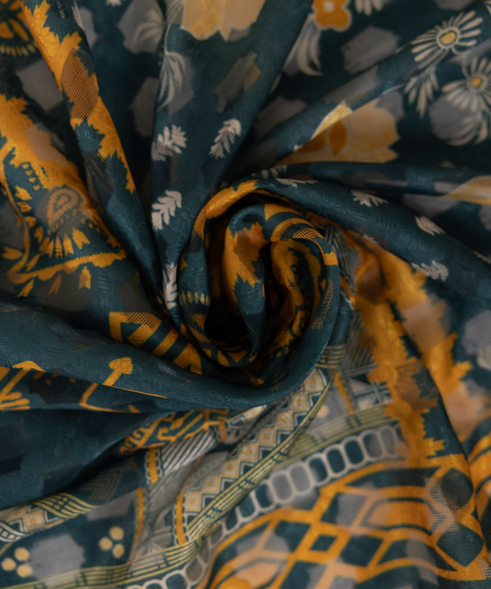 Printed Jacquard Dupatta