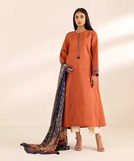 Printed Jacquard Dupatta