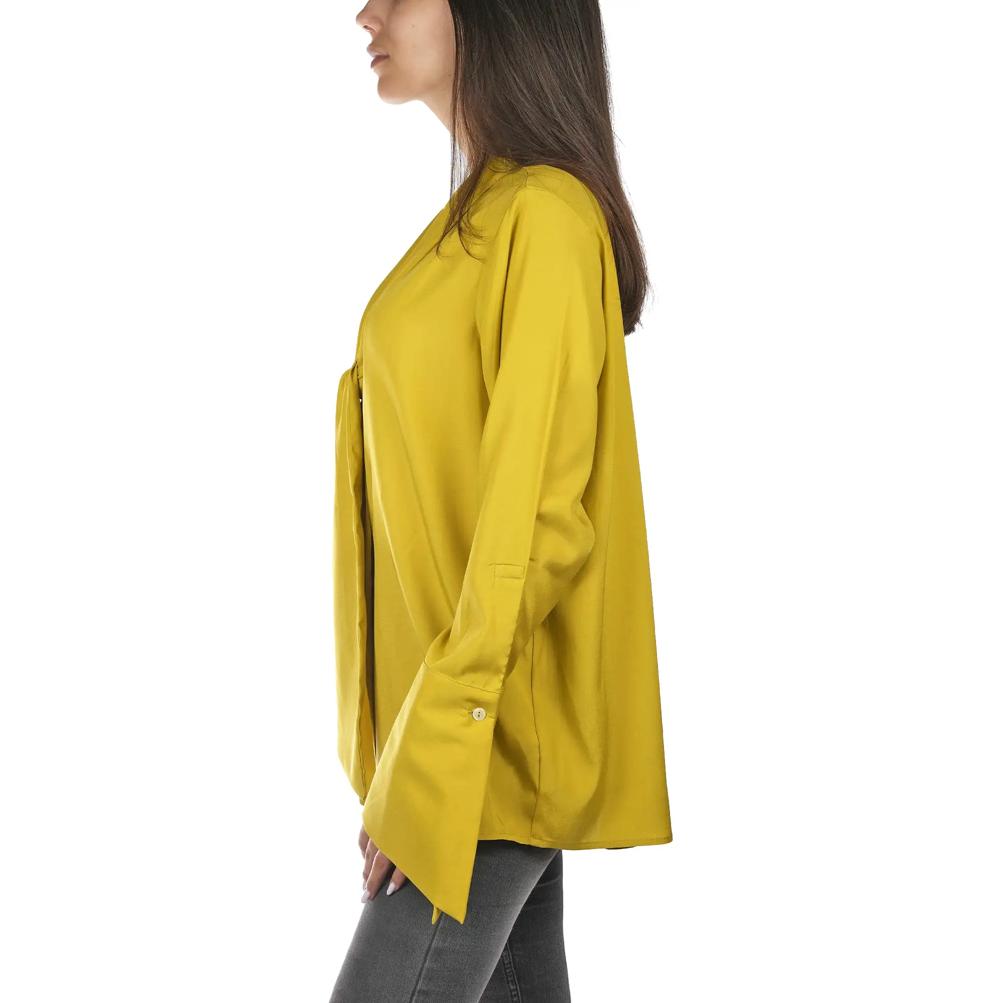 Silk Shirt Yellow