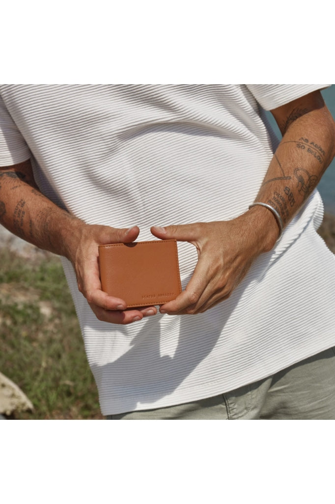 Status Anxiety - Noah - Mens Wallet - Camel