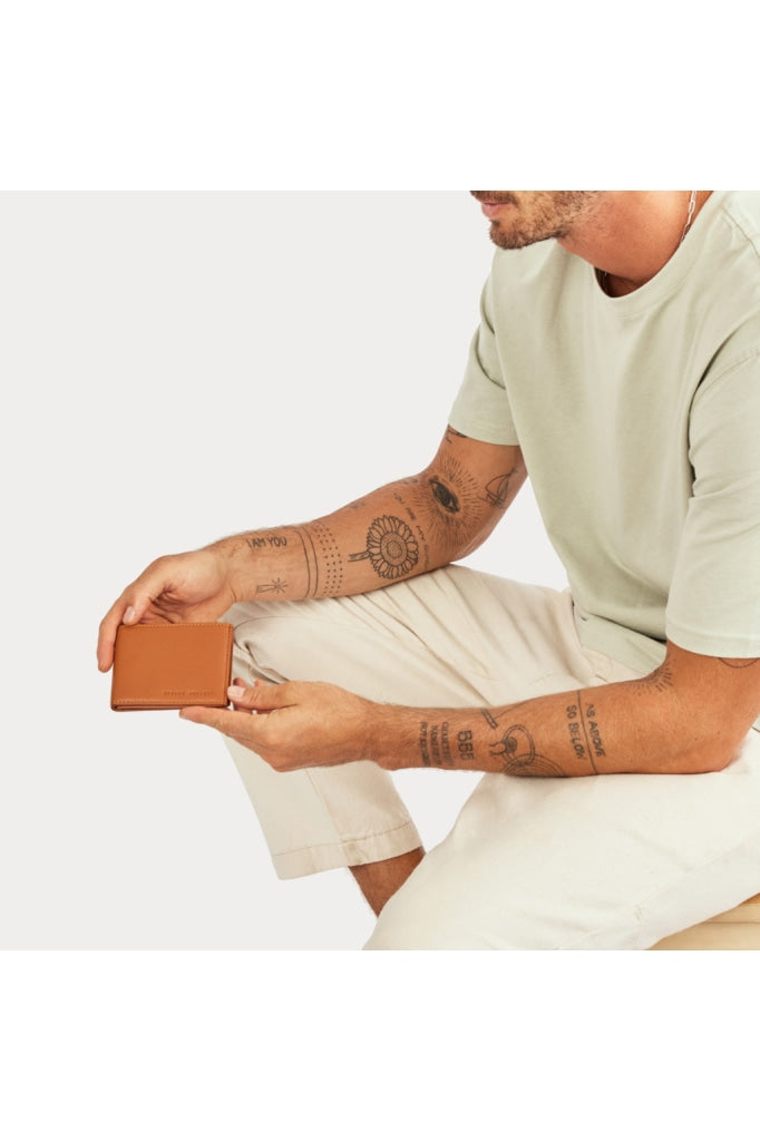 Status Anxiety - Noah - Mens Wallet - Camel