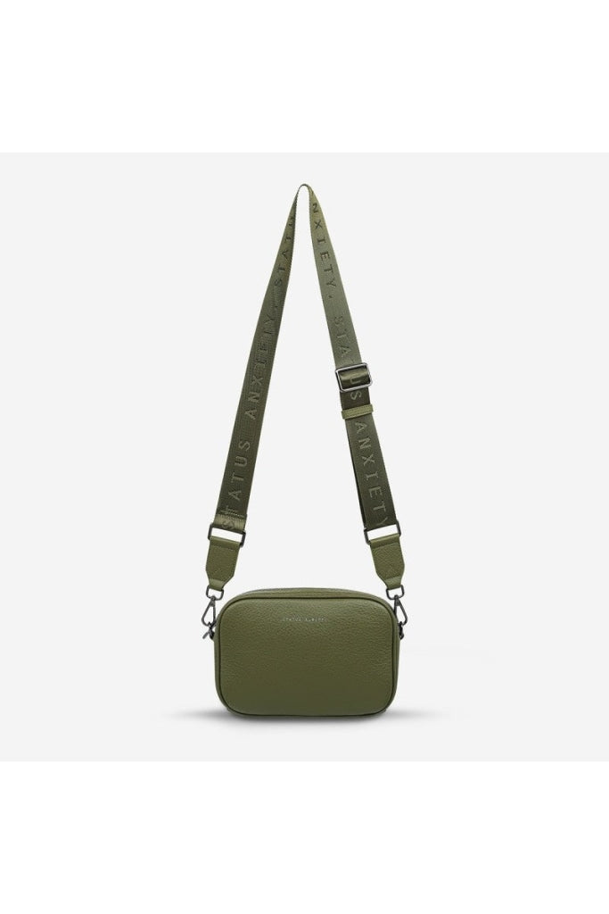 Status Anxiety - Plunder With Webbed Strap - Bag - Khaki