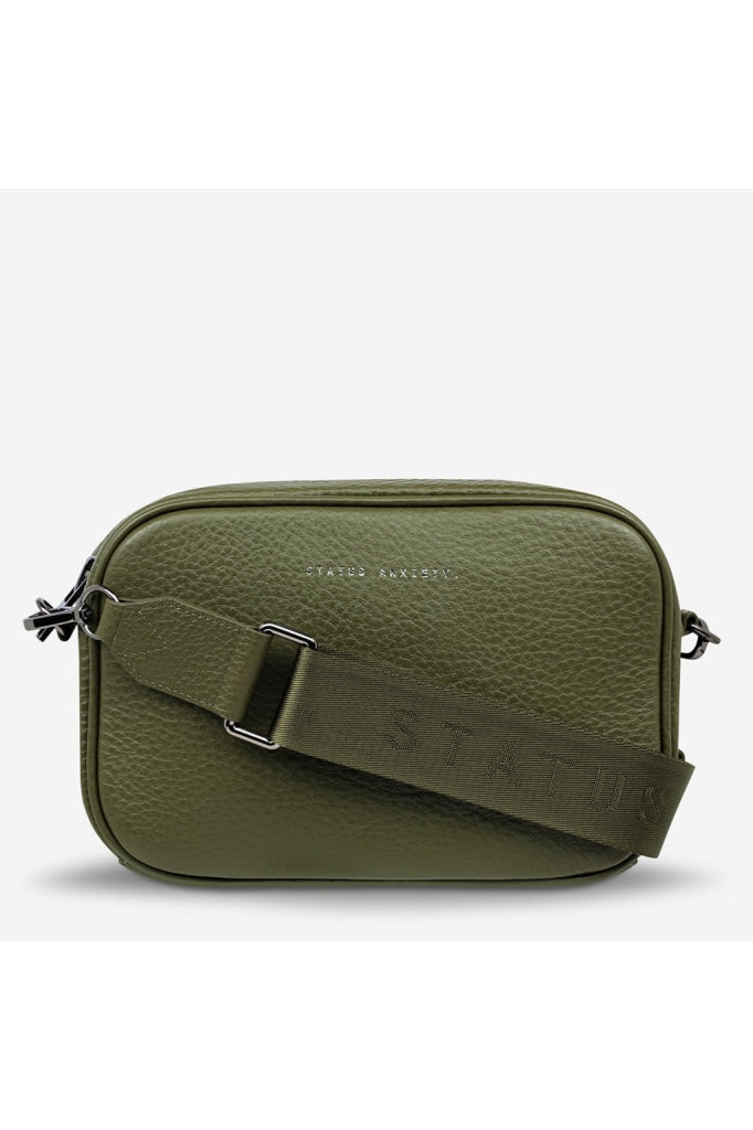 Status Anxiety - Plunder With Webbed Strap - Bag - Khaki