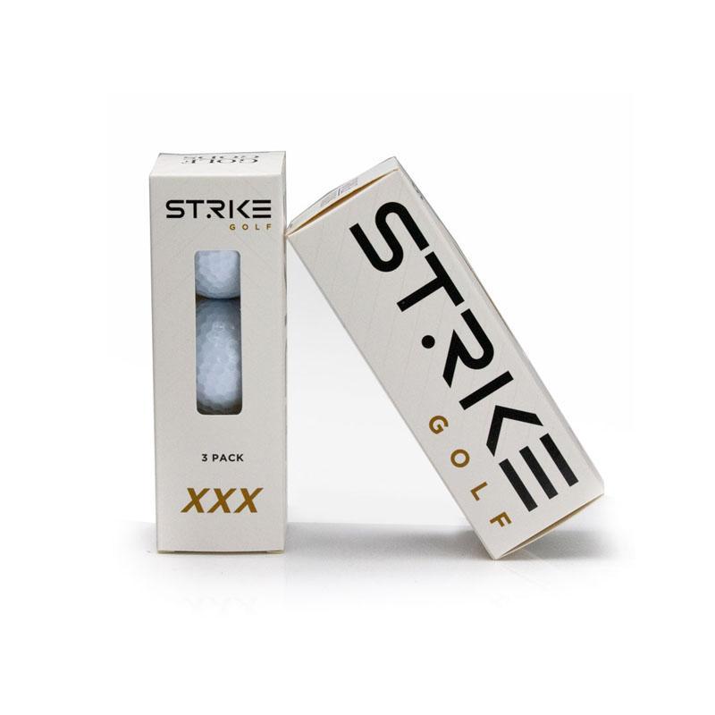 STRIKE XXX - 2 Piece Golf Balls - 3 Ball Sleeve