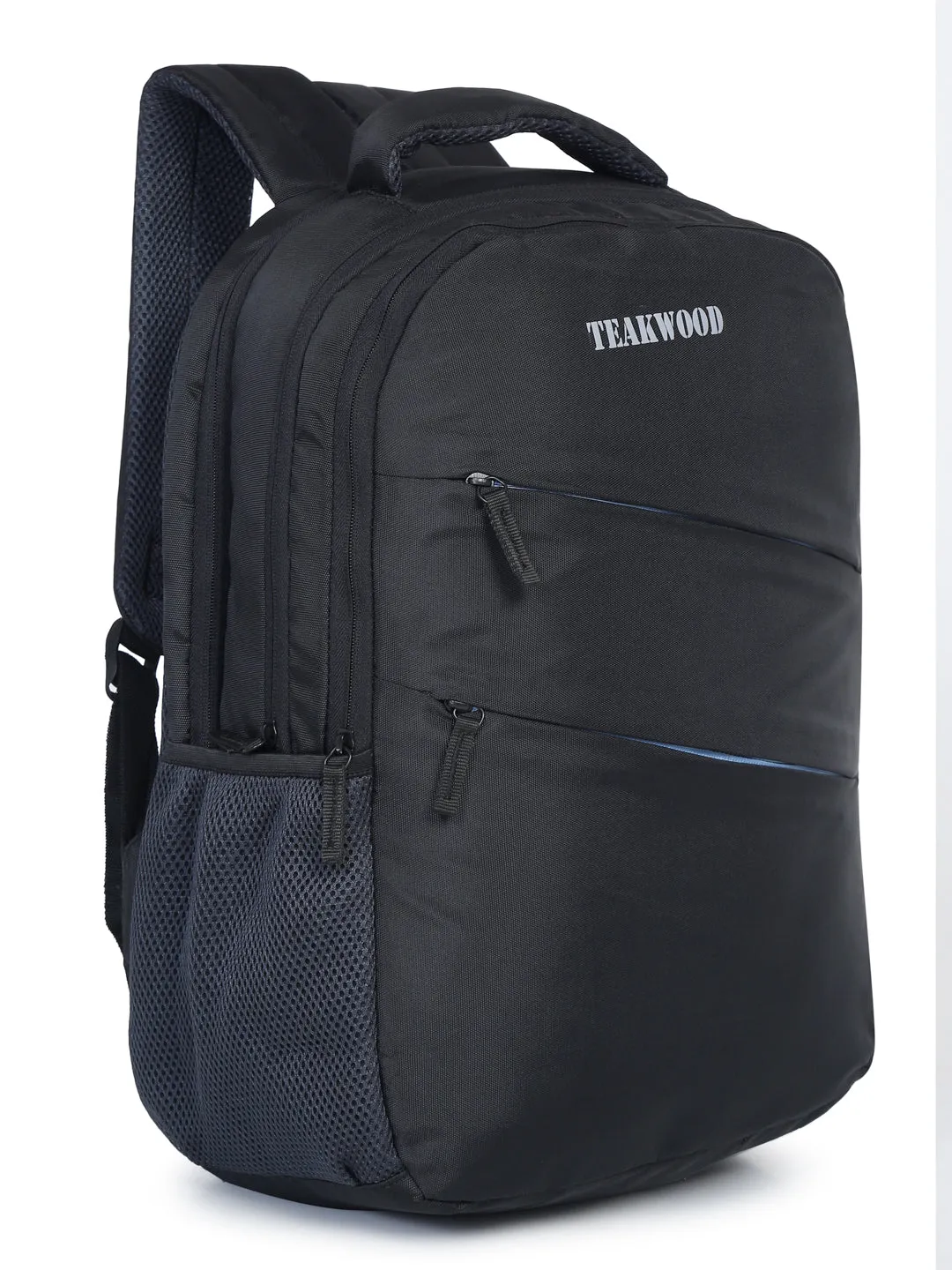 Teakwood Genuine Polyester Backpack - Black