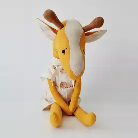 Teo The Giraffe With Handmade Clothes